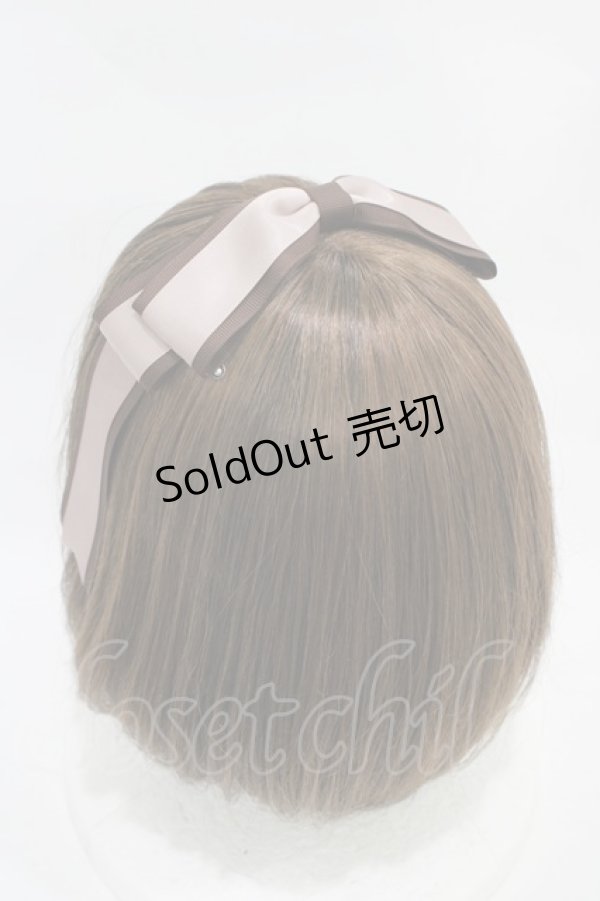 画像2: Amavel / Animal Donuts ぱっちんリボンカチューシャ  ブラウン H-25-11-20-1019-CA-AC-NS-ZH (2)