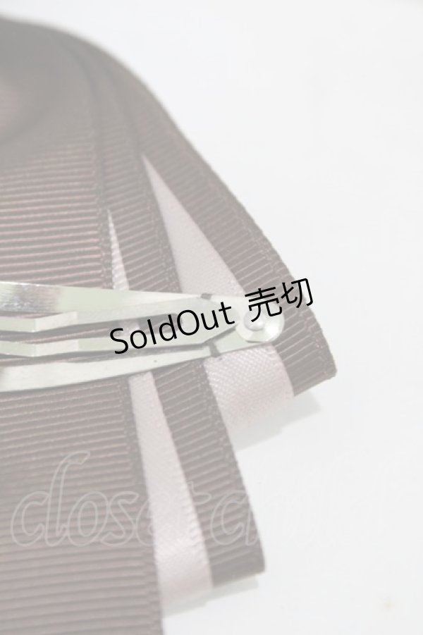 画像3: Amavel / Animal Donuts ぱっちんリボンカチューシャ  ブラウン H-25-11-20-1019-CA-AC-NS-ZH (3)