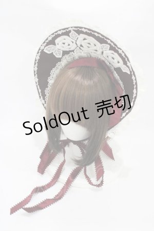 画像: BABY,THE STARS SHINE BRIGHT / Maria Rosa Misticaボンネット  ボルドー H-25-11-20-1030-BA-AC-NS-ZH