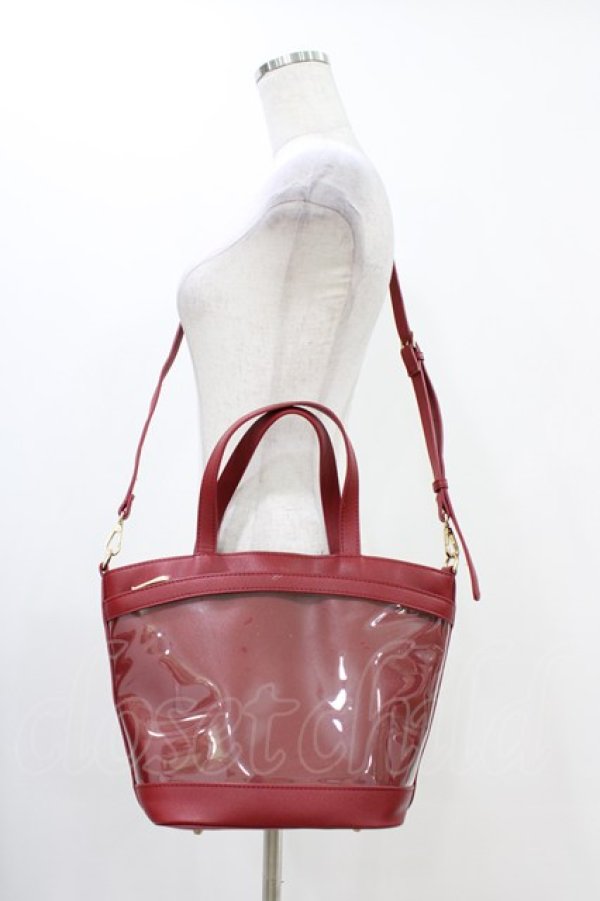 画像3: m petit by misako / AMハナパンチング2WAYバッグ  レッド H-25-11-20-1032-LO-BG-NS-ZH (3)