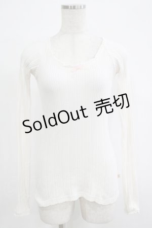 画像: Katie / UNDER PRETTIES u neck long  IVORY H-25-11-20-058-LO-TO-KB-ZH