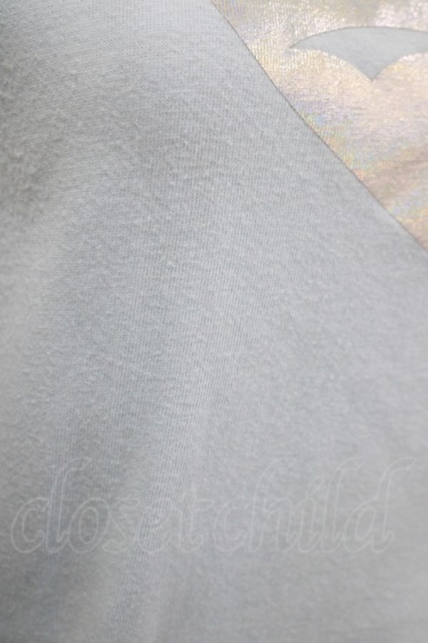 画像4: MILK / メタリックロゴTee  サックス H-25-11-20-060-ML-TO-KB-ZH (4)