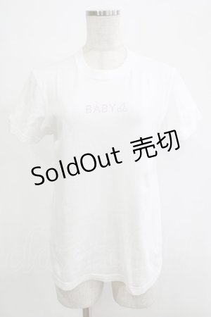 画像: Katie / RHINESTONE tee  WHITE(BABY) H-25-11-20-062-LO-TO-KB-ZT1122H