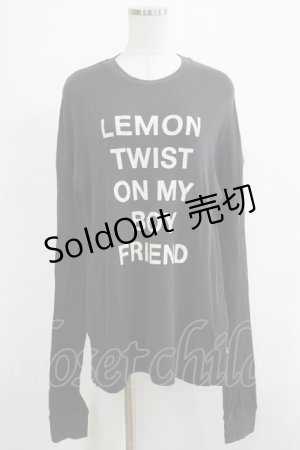 画像: Katie / FRUITS HOLIC! long tee  BLACK H-25-11-20-063-LO-TO-KB-ZH