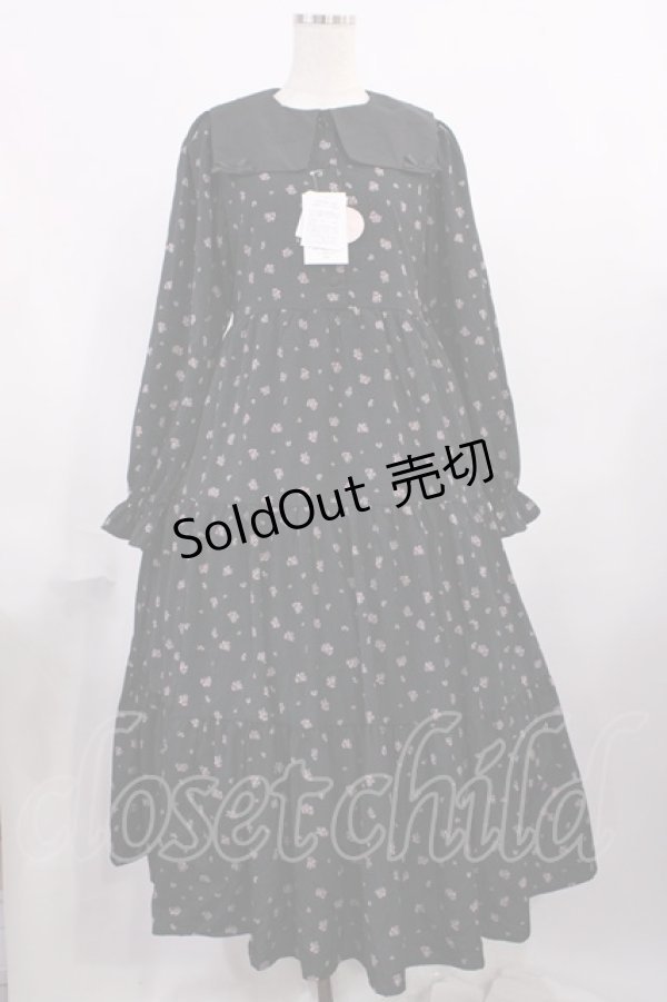 画像1: m petit by misako / TT*AOKハナセーラーOP M ブラック H-25-11-21-008-LO-OP-NS-ZH (1)