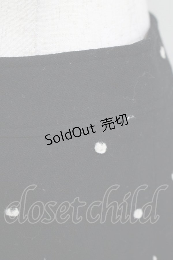 画像4: Emily Temple cute / ローズドットウールスカート  黒 H-25-11-21-1027-ET-SK-KB-ZH (4)