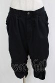 画像1: GADGET GROW / ギャザーハーフパンツ  ブラック H-25-11-21-1033-GO-PA-KB-ZH (1)
