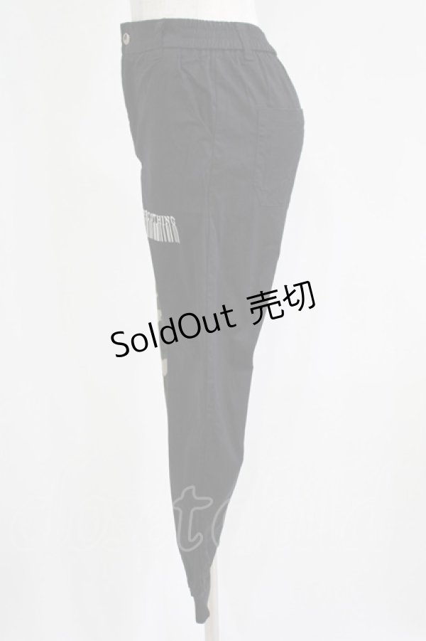 画像2: NieR Clothing / カモフラ柄切替パンツ  黒 H-25-11-21-1034-PU-PA-KB-ZH (2)