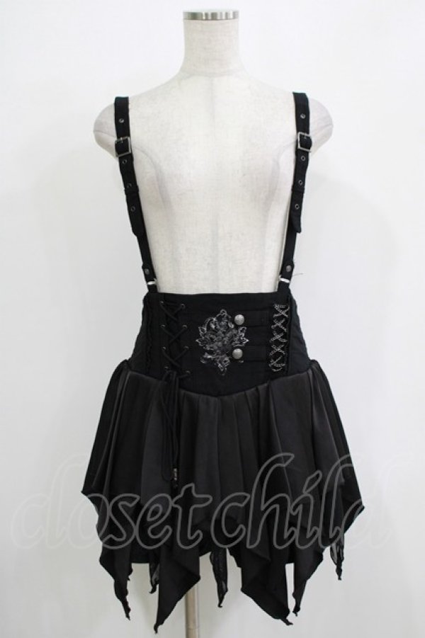 画像1: Ozz oneste / Fairy Tale Rose ショートパンツ  ブラック H-25-11-21-1036-OO-PA-KB-ZH (1)