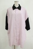画像1: Deorart / 切替ボーリングシャツ M ラベンダーピンク H-25-11-21-1042-PU-BL-KB-ZT347 (1)