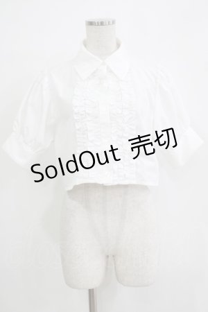 画像: 【SALE】jouetie / フリルブラウス  オフ H-25-11-21-1045-EL-BL-NS-ZT347