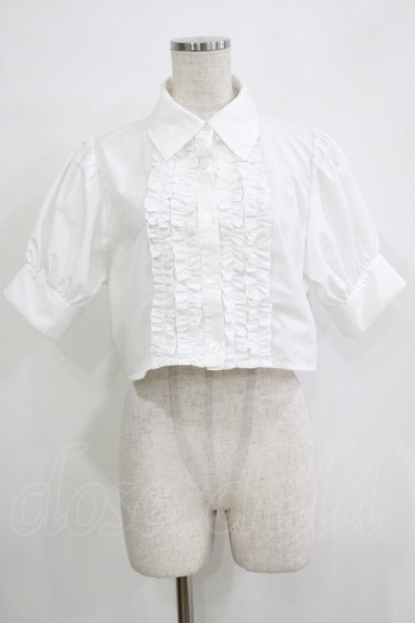 画像1: jouetie / フリルブラウス  オフ H-25-11-21-1045-EL-BL-NS-ZT347 (1)