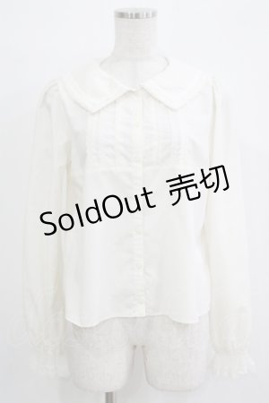 画像: Emily Temple cute / プラッターカラーブラウス M アイボリー H-25-11-21-1047-ET-TO-KB-ZH