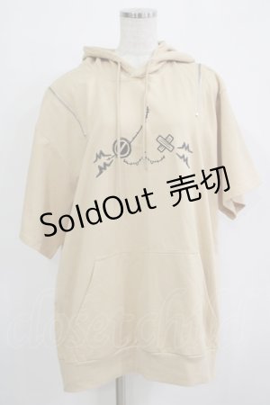 画像: NieR Clothing / オフショルプルパーカー  ベージュ(ミケ) H-25-11-21-1050-PU-TO-KB-ZH