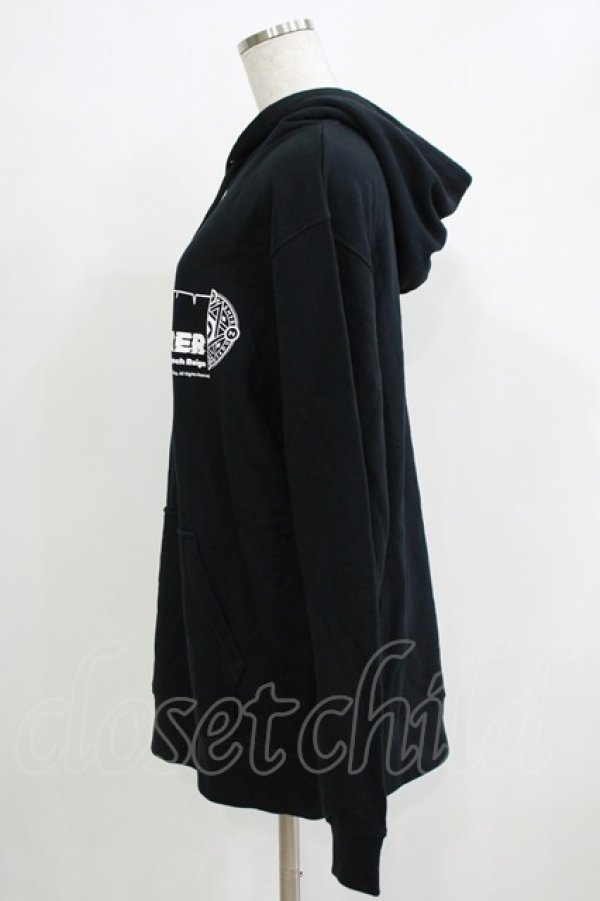 画像2: NieR Clothing / プリントプルパーカー  ブラック H-25-11-21-1058-PU-TO-KB-ZH (2)