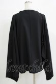 画像3: Deorart / オーバーサイズ・着物長袖カットソー M ブラック×ワイン H-25-11-21-1065-PU-TO-KB-ZH (3)