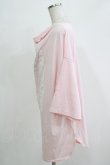 画像2: Deorart / ドレープネック5部袖Tシャツ M ピンク H-25-11-21-1066-PU-TO-KB-ZT347 (2)