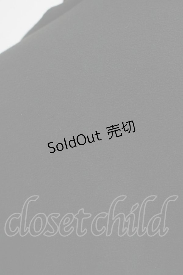 画像3: ALGONQUINS / ロゴ刺繍フリルストール  ブラック H-25-11-21-1070-AL-ZA-KB-ZH (3)