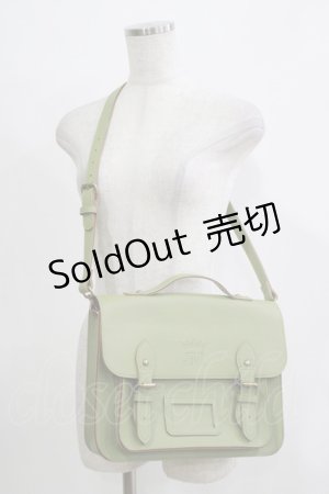 画像: Jane Marple / Crownエンブレムのサッチェルバッグ  グリーン H-25-11-21-1071-JM-BG-KB-ZH