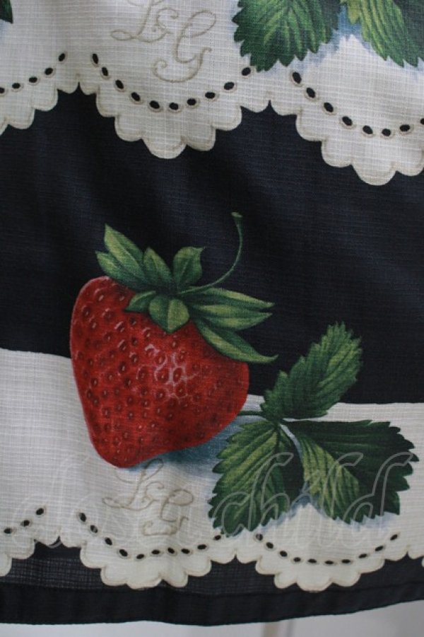画像4: Leur Getter / Antique Lace Strawberry袖付きワンピース L ブラック H-25-11-21-1001-LU-OP-KB-ZT340 (4)