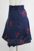 画像2: MILK / Rose Jacquardミニスカート  ネイビーベース H-25-11-21-1013-ML-SK-KB-ZH (2)
