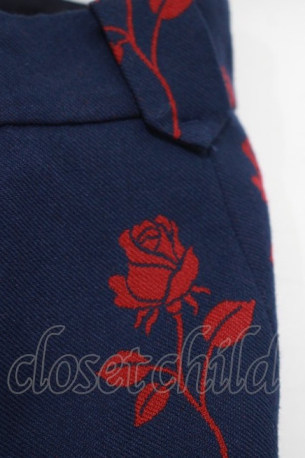 画像5: MILK / Rose Jacquardミニスカート  ネイビーベース H-25-11-21-1013-ML-SK-KB-ZH (5)
