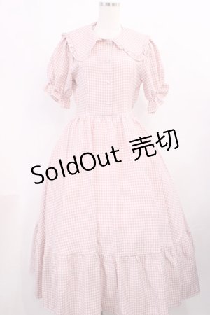 画像: m petit by misako / AM*ギンガムCHKワンピース M ピンク H-25-11-21-011-LO-OP-NS-ZH