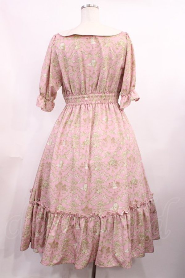 画像2: m petit by misako / NINA’Sコラボトワルドジュイワンピース M ピンク H-25-11-21-012-LO-OP-NS-ZH (2)