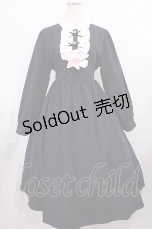 画像: Virally / TT*HOSリボンツキOP M ネイビー H-25-11-21-013-LO-OP-NS-ZH