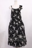 画像1: INGEBORG / 花柄ワンピース Free ブラック H-25-11-21-002-LO-OP-NS-ZH (1)