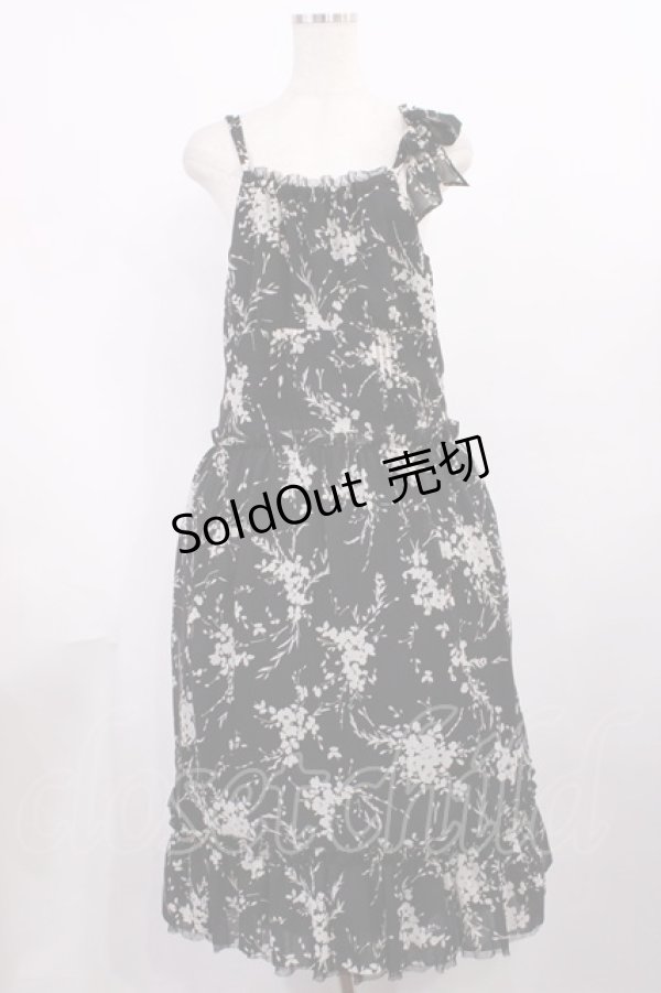 画像1: INGEBORG / 花柄ワンピース Free ブラック H-25-11-21-002-LO-OP-NS-ZH (1)