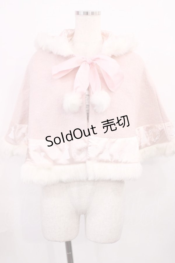 画像1: LIZ LISA / プリンセスケープ/ディズニー美女と野獣コラボ Free ピンク H-25-11-21-020-LO-JA-NS-ZH (1)