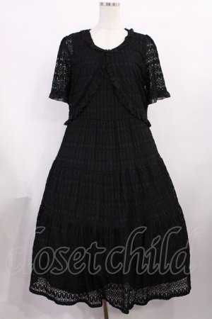 画像: PINK HOUSE / ファルファスレースセットアップ Free ブラック H-25-11-21-003-LO-OP-NS-ZH