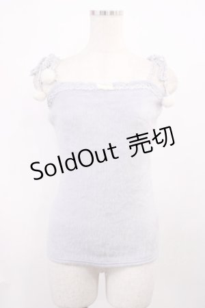 画像: LIZ LISA / ポンポンリボンキャミソール Free サックス H-25-11-21-023-LO-TO-NS-ZH