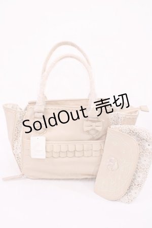 画像: LIZ LISA / ポーチ付きバッグ  ベージュ H-25-11-21-035-LO-BG-NS-ZH