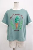 画像1: axes femme / チョコミントプリントTシャツ Free ミント H-25-11-22-1035-AX-TO-NS-ZH (1)