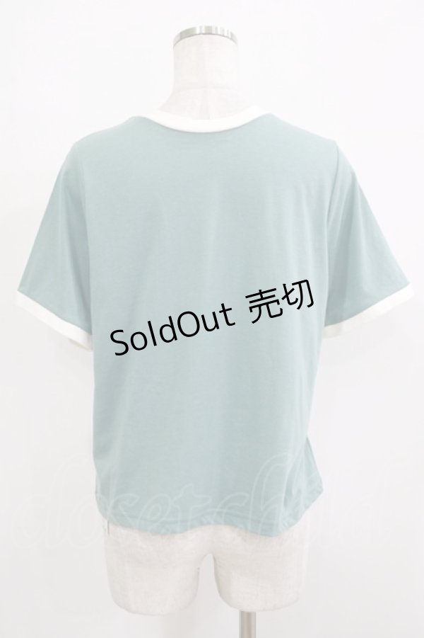 画像3: axes femme / チョコミントプリントTシャツ Free ミント H-25-11-22-1035-AX-TO-NS-ZH (3)