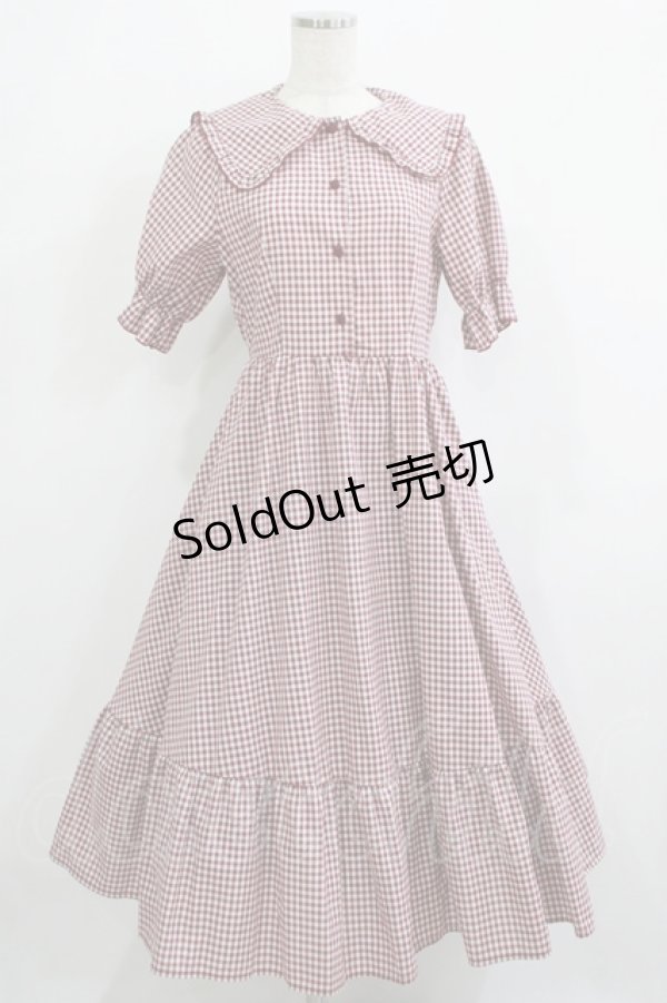 画像1: m petit by misako / AM*ギンガムCHKワンピース M レッド H-25-11-22-1004-LO-OP-NS-ZH (1)