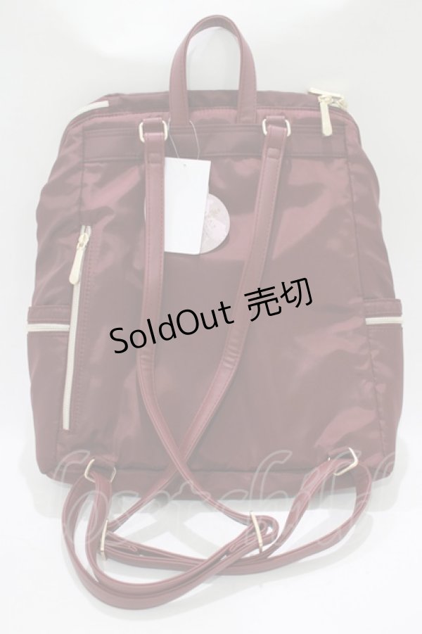 画像2: m petit by misako / TT*AM*NIリボンRK  ボルドー H-25-11-22-1036-LO-BG-NS-ZH (2)