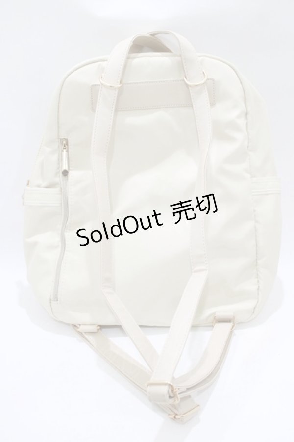 画像2: m petit by misako / NINA'S コラボ AM2WAYリュック  アイボリー H-25-11-22-1038-LO-BG-NS-ZH (2)