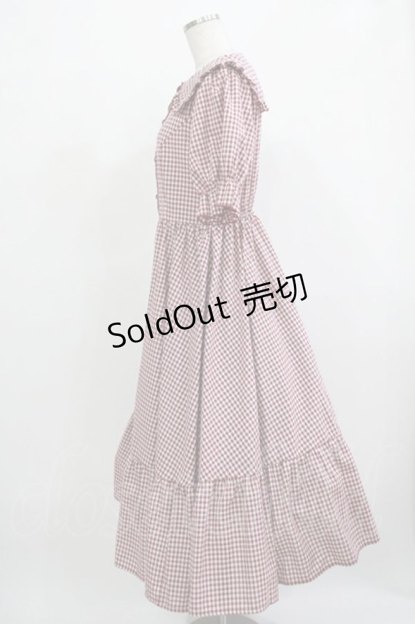 画像2: m petit by misako / AM*ギンガムCHKワンピース M レッド H-25-11-22-1004-LO-OP-NS-ZH (2)