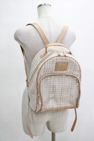 画像: サンリオ / ツイードリュック/ぽちゃっこ  ベージュ H-25-11-22-1044-EL-BG-NS-ZH