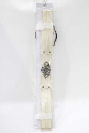 画像: Kurumi Collaboration / マリンアカデミアベルト  アイボリー H-25-11-22-1048-GO-ZA-NS-ZH