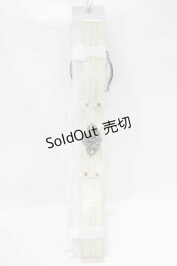 画像1: Kurumi Collaboration / マリンアカデミアベルト  アイボリー H-25-11-22-1048-GO-ZA-NS-ZH (1)