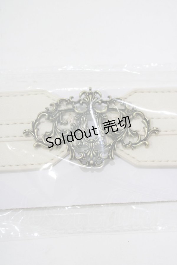 画像2: Kurumi Collaboration / マリンアカデミアベルト  アイボリー H-25-11-22-1048-GO-ZA-NS-ZH (2)