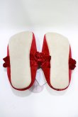 画像2: m petit by misako / ルームシューズ 23cm〜25cm ボルドー H-25-11-22-1064-LO-SH-NS-ZH (2)