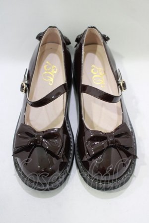 画像: DearMyLove / リボンパンプス 23.0cm ブラウン H-25-11-22-1078-EL-SH-NS-ZH