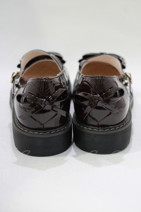 画像3: DearMyLove / リボンパンプス 23.0cm ブラウン H-25-11-22-1078-EL-SH-NS-ZH (3)