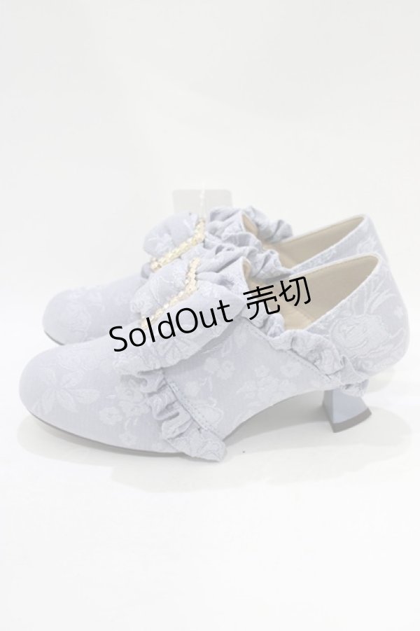 画像2: axes femme kawaii / ロココシューズ M(23.5cm) ブルー H-25-11-22-1080-AX-SH-NS-ZH (2)