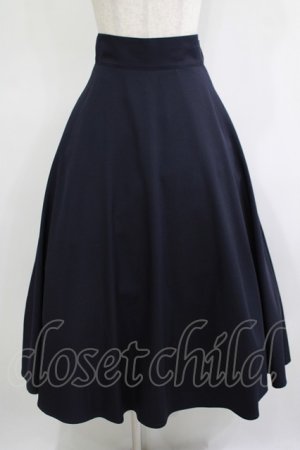 画像: an another angelus / ローズ金具ベルト付きフレアースカート Free Navy H-25-11-22-1009-CA-SK-NS-ZH